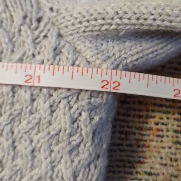 Banana Republic Men's L light Gray Pullover Cotton Mix Classic Cabincore Sweater - Picture 6 of 9